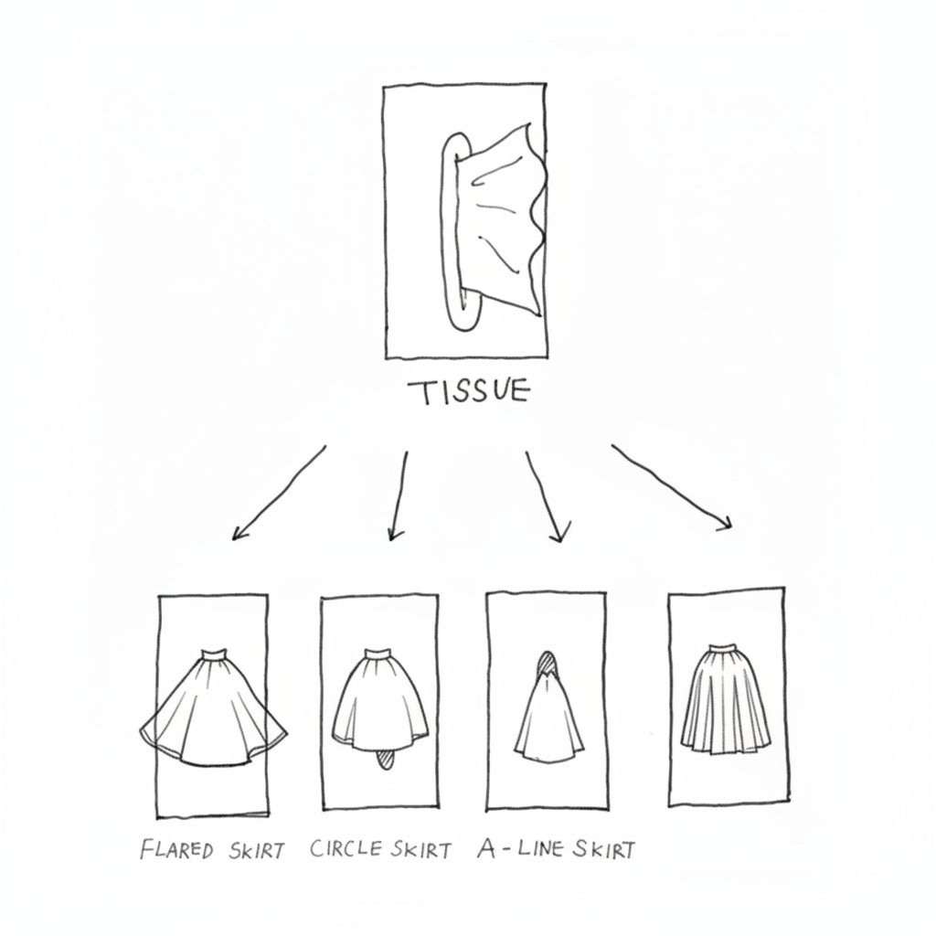 Charming Tissue Holder with Skirt Design for Your Home