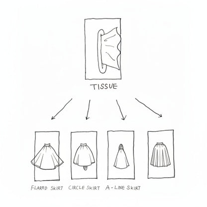 Charming Tissue Holder with Skirt Design for Your Home