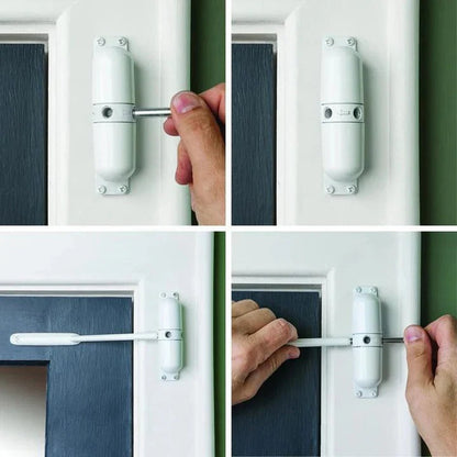 Smart Auto-Closing Door Hinge with Adjustable Tension