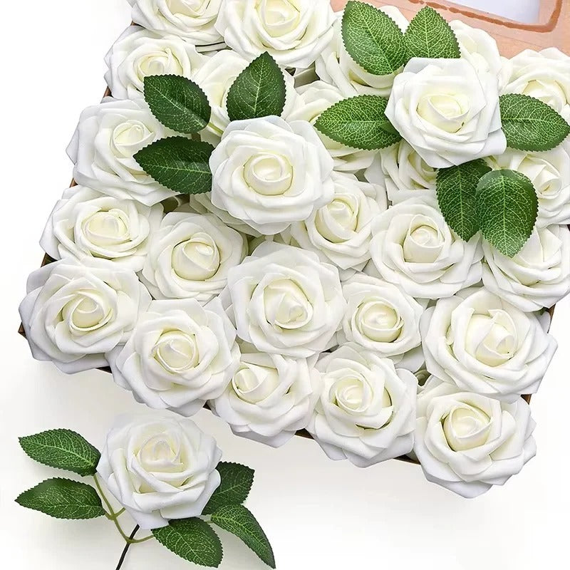 Lifelike Red Rose Stems for Elegant Home and Event Decor