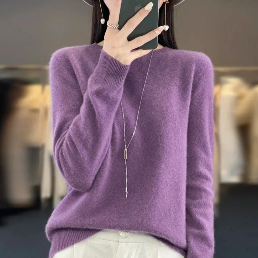Essential Lightweight Crewneck Sweater for Women
