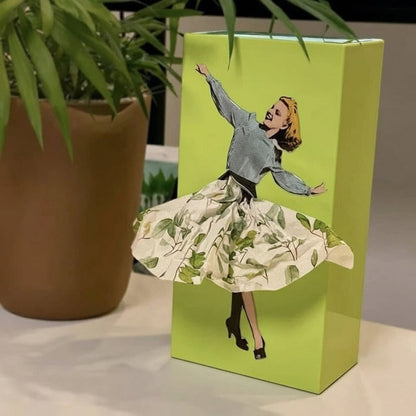 Charming Tissue Holder with Skirt Design for Your Home