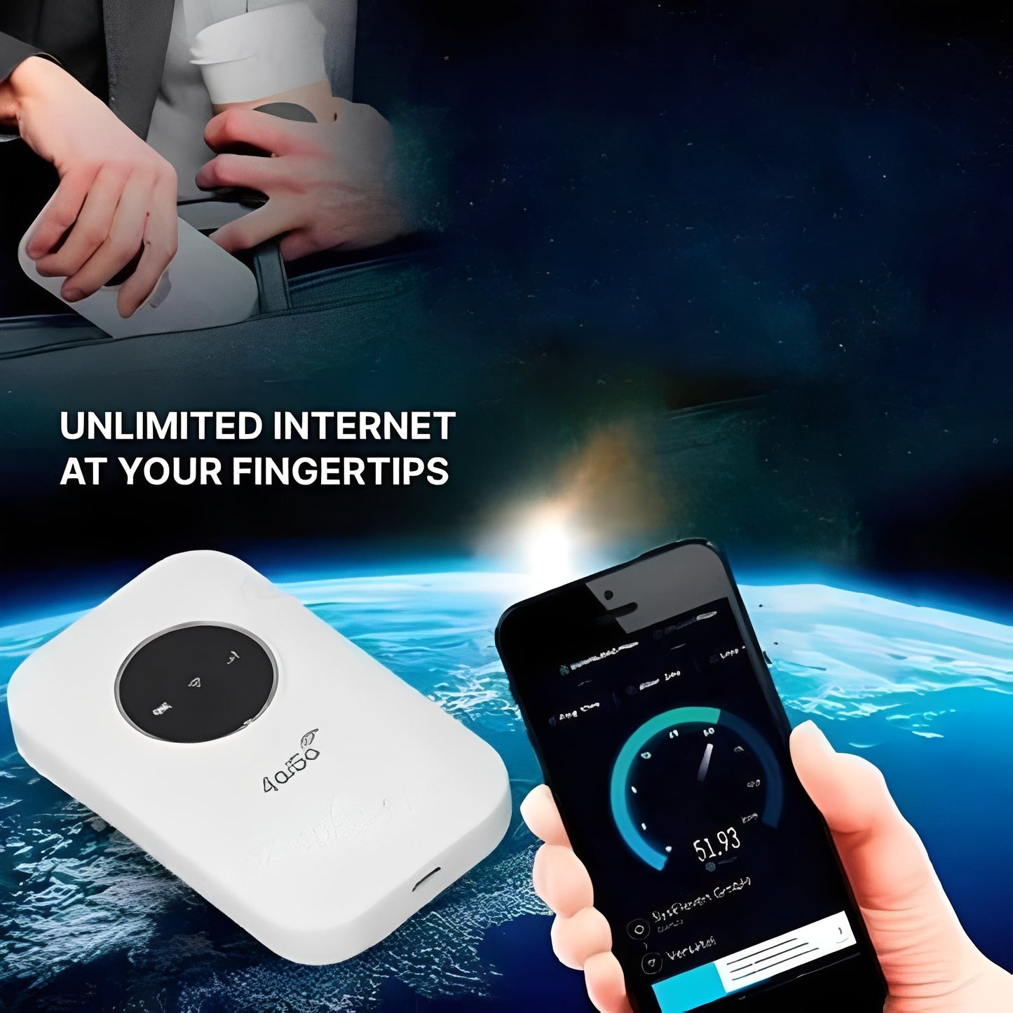 Portable WiFi Hub for Seamless Connectivity Anywhere