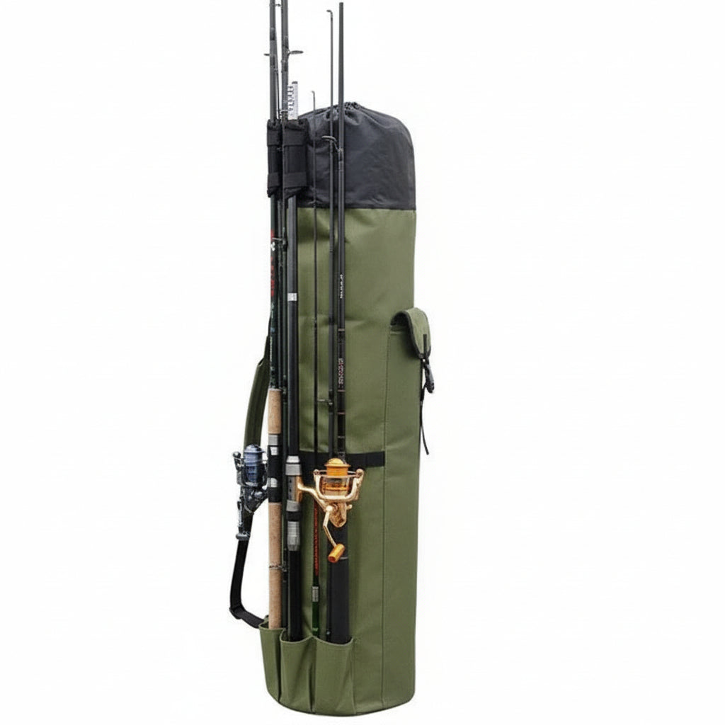 All-in-One Fishing Gear Carrier with Tackle Storage