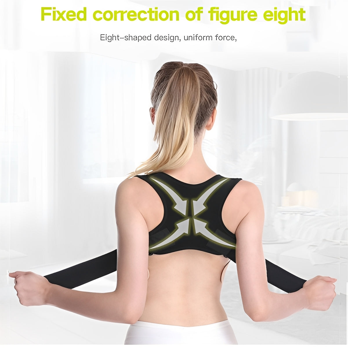 Versatile Adjustable Back Support Brace for Improved Posture