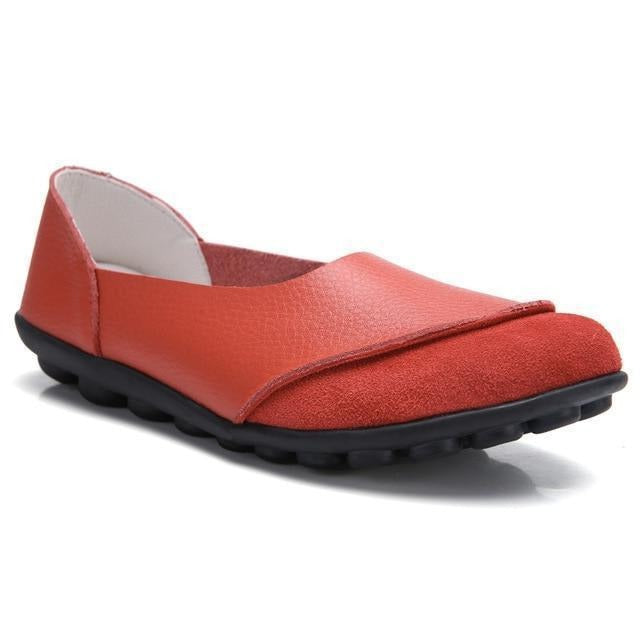 Women's Comfortable Wide Fit Suede Slip-On Loafers