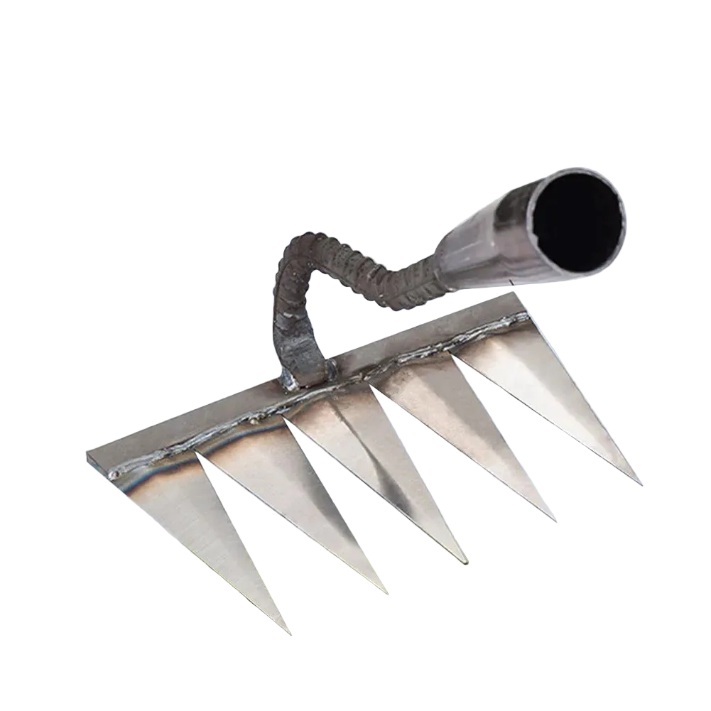 Heavy-Duty Garden Rake for Precision Weeding & Soil Care