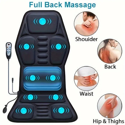 Soothing Lumbar Massager with Heat and Vibration for Ultimate Comfort