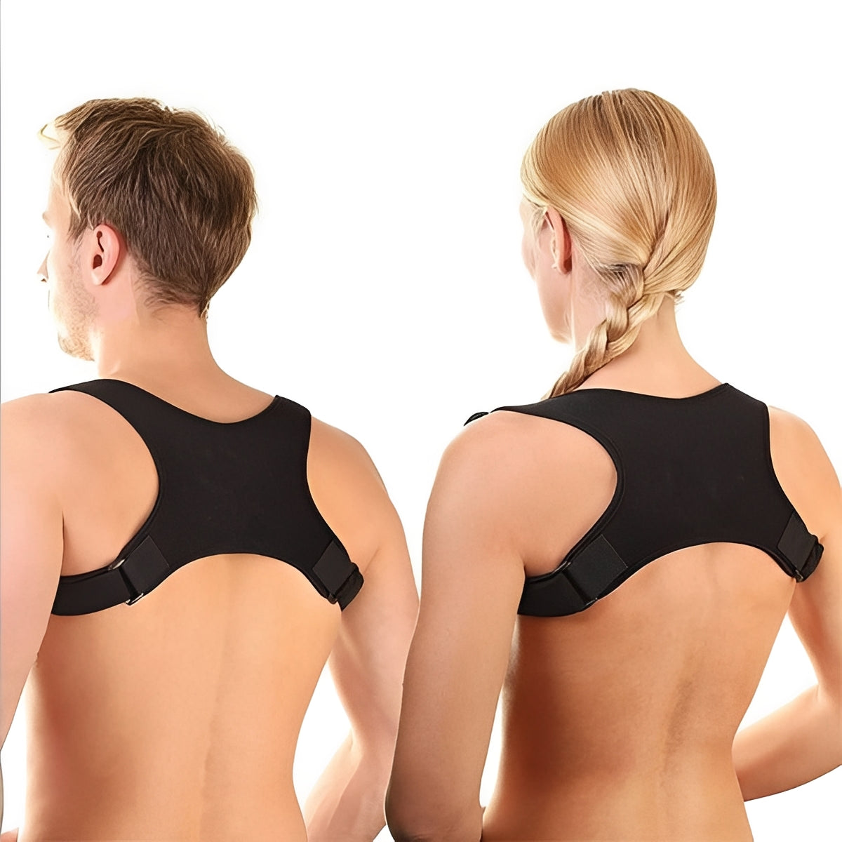 Versatile Adjustable Back Support Brace for Improved Posture