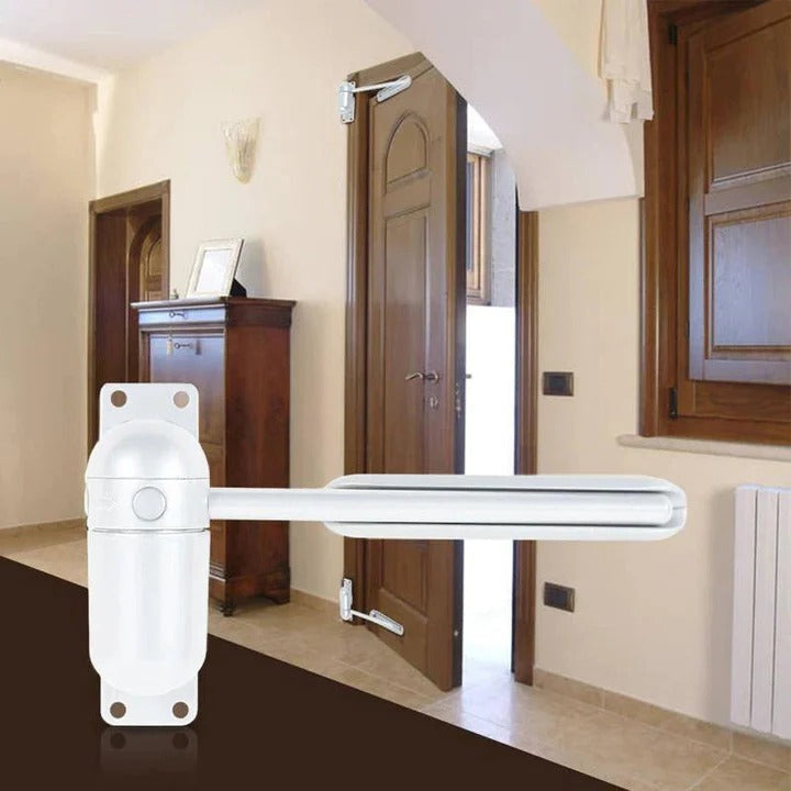Smart Auto-Closing Door Hinge with Adjustable Tension