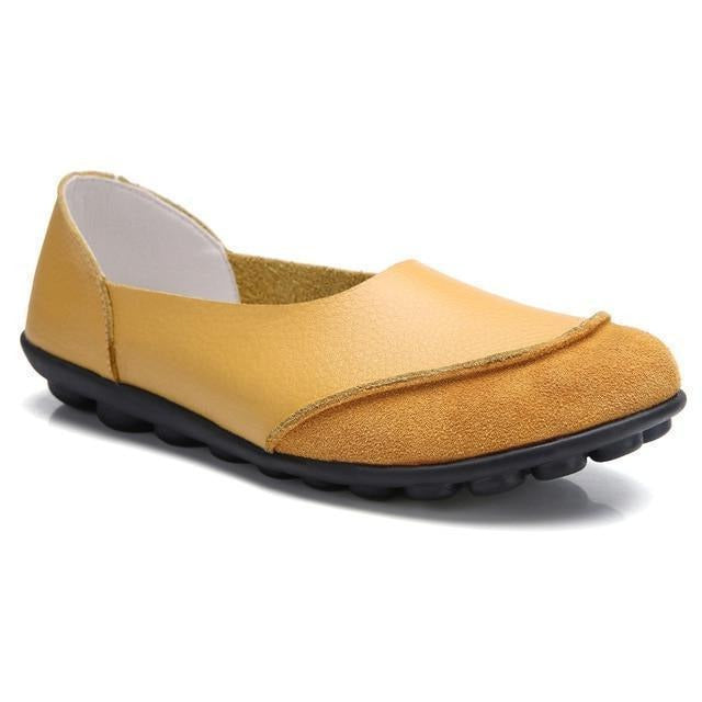 Women's Comfortable Wide Fit Suede Slip-On Loafers