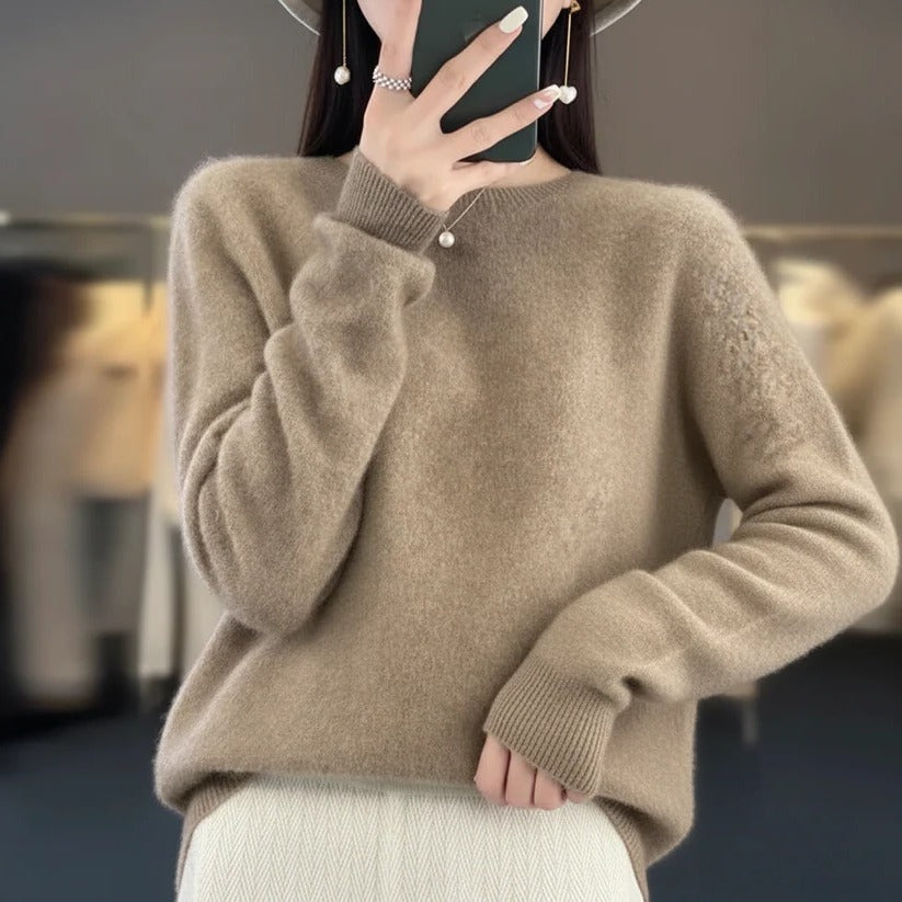 Essential Lightweight Crewneck Sweater for Women