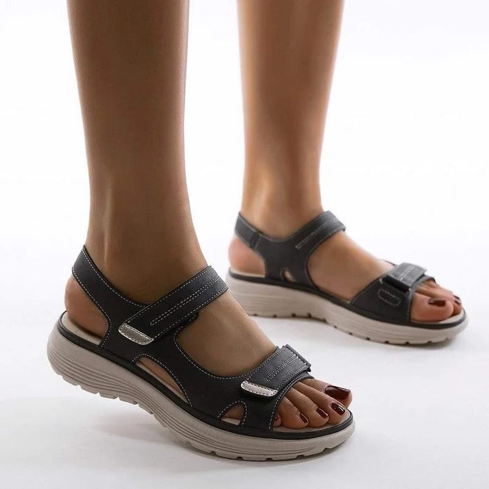 Comfort-Focused Open-Toe Sandals with Arch Support