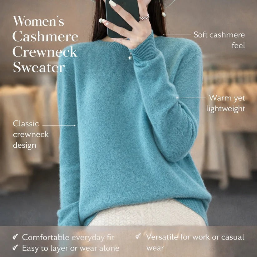 Essential Lightweight Crewneck Sweater for Women