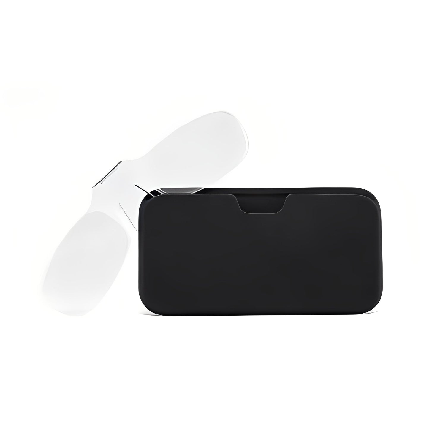 Portable Clip-On Reading Glasses with Stylish Retractable Case