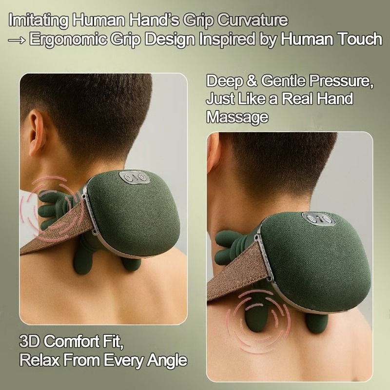 Portable Electric Neck and Shoulder Relaxation Wrap