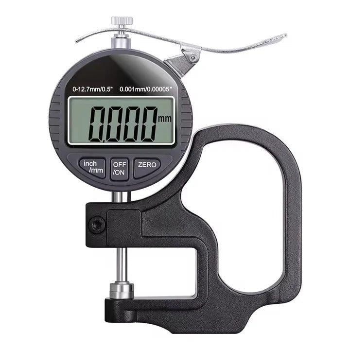Precision Thickness Meter with LCD Display and Dual Measurement Options