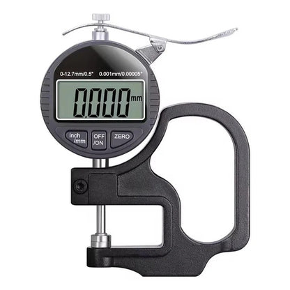Precision Thickness Meter with LCD Display and Dual Measurement Options