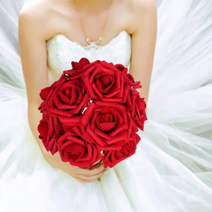 Lifelike Red Rose Stems for Elegant Home and Event Decor
