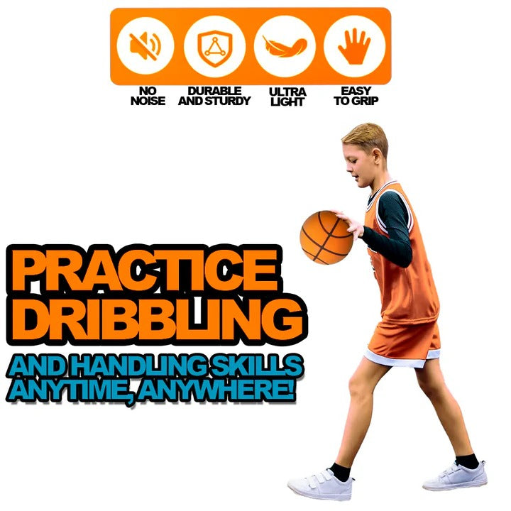 Silent Training Basketball for Indoor Skill Development