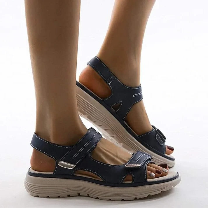Comfort-Focused Open-Toe Sandals with Arch Support