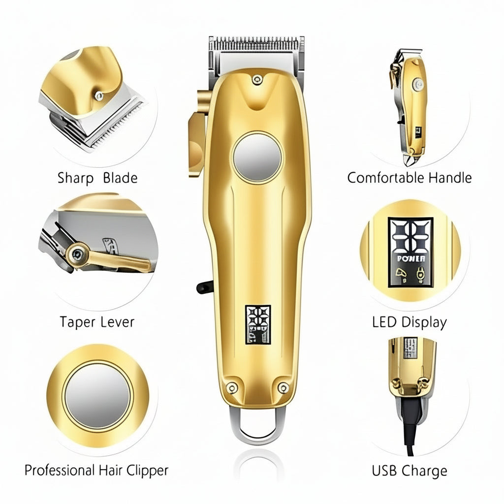 Cordless Grooming Kit with Precision Clipper and Trimmer
