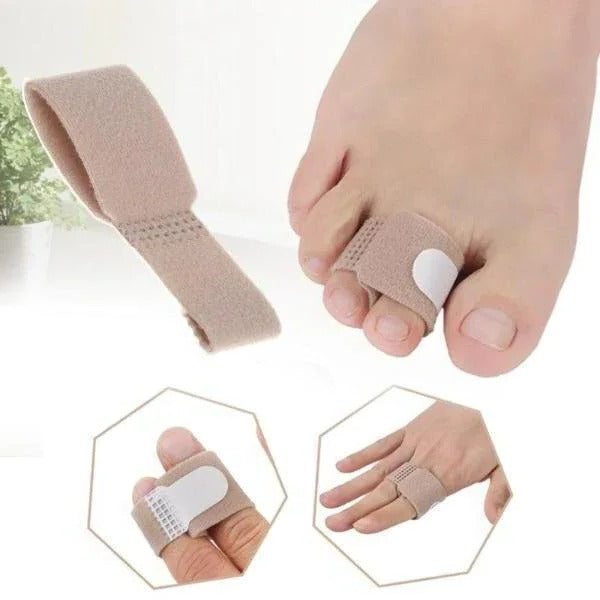 Flexible Comfort Wraps for Toe and Finger Alignment