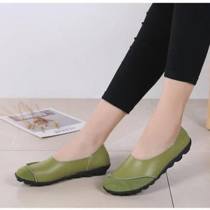 Women's Comfortable Wide Fit Suede Slip-On Loafers