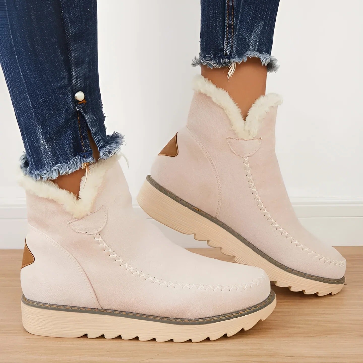 Warm and Comfortable Non-Slip Winter Boots with Fur Lining