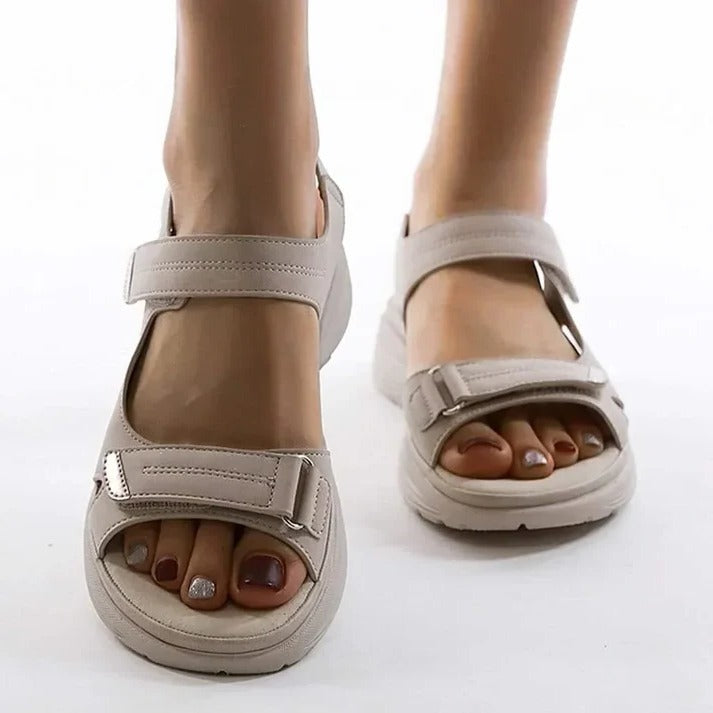 Comfort-Focused Open-Toe Sandals with Arch Support