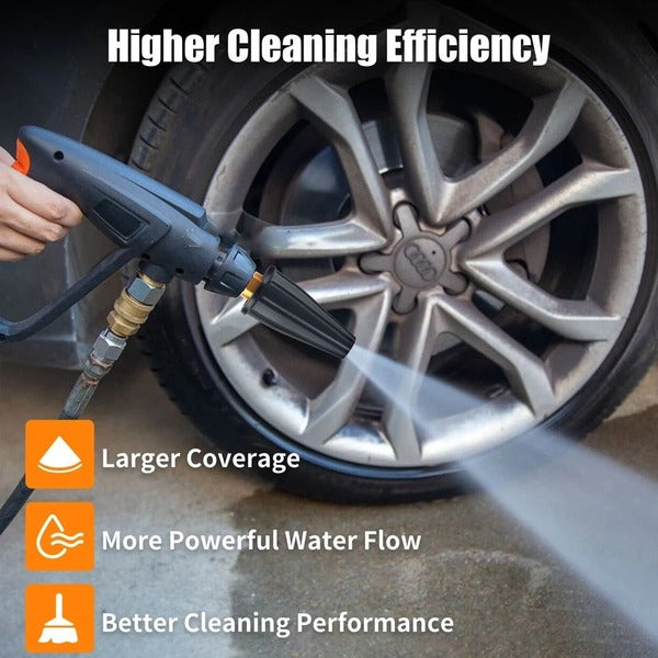 Versatile Rotating Nozzle for Power Washers with Multiple Spray Options