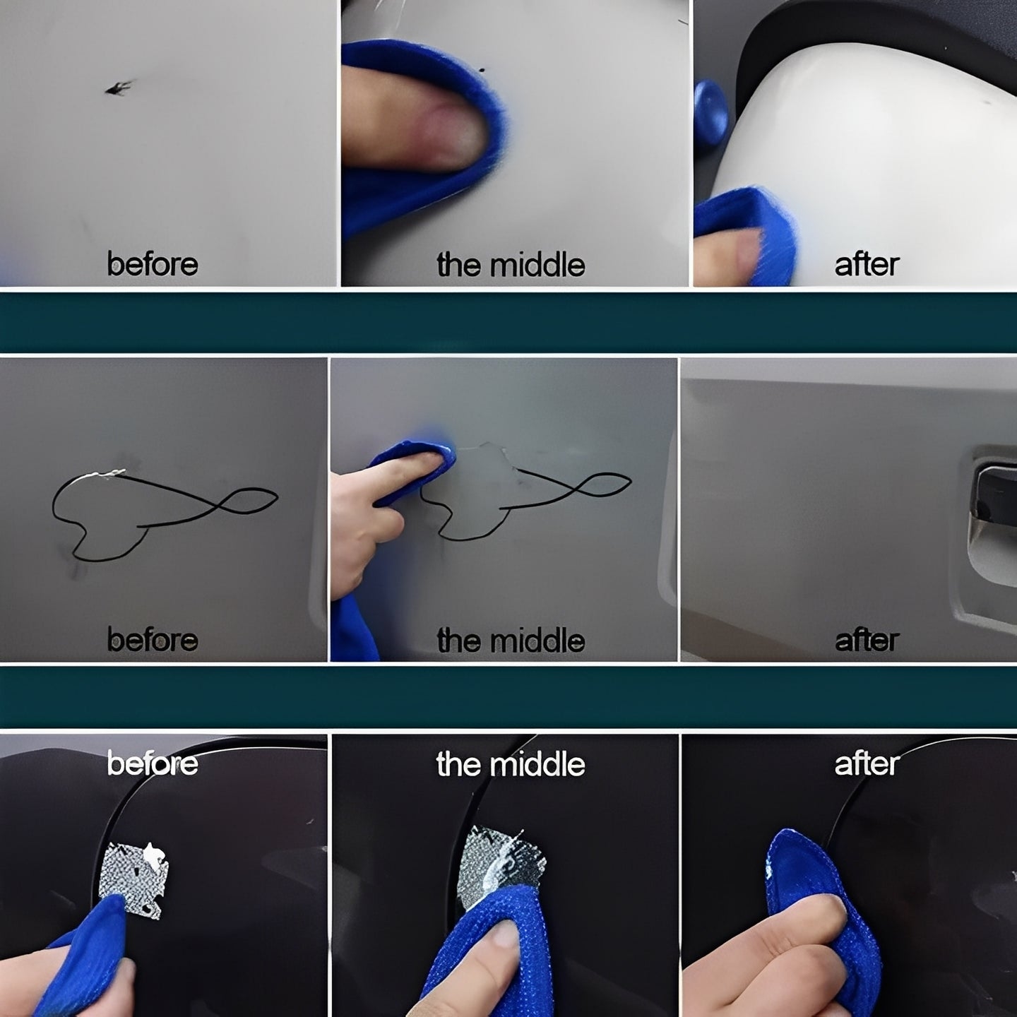 Auto Paint Scratch Repair Kit for Surface Imperfections