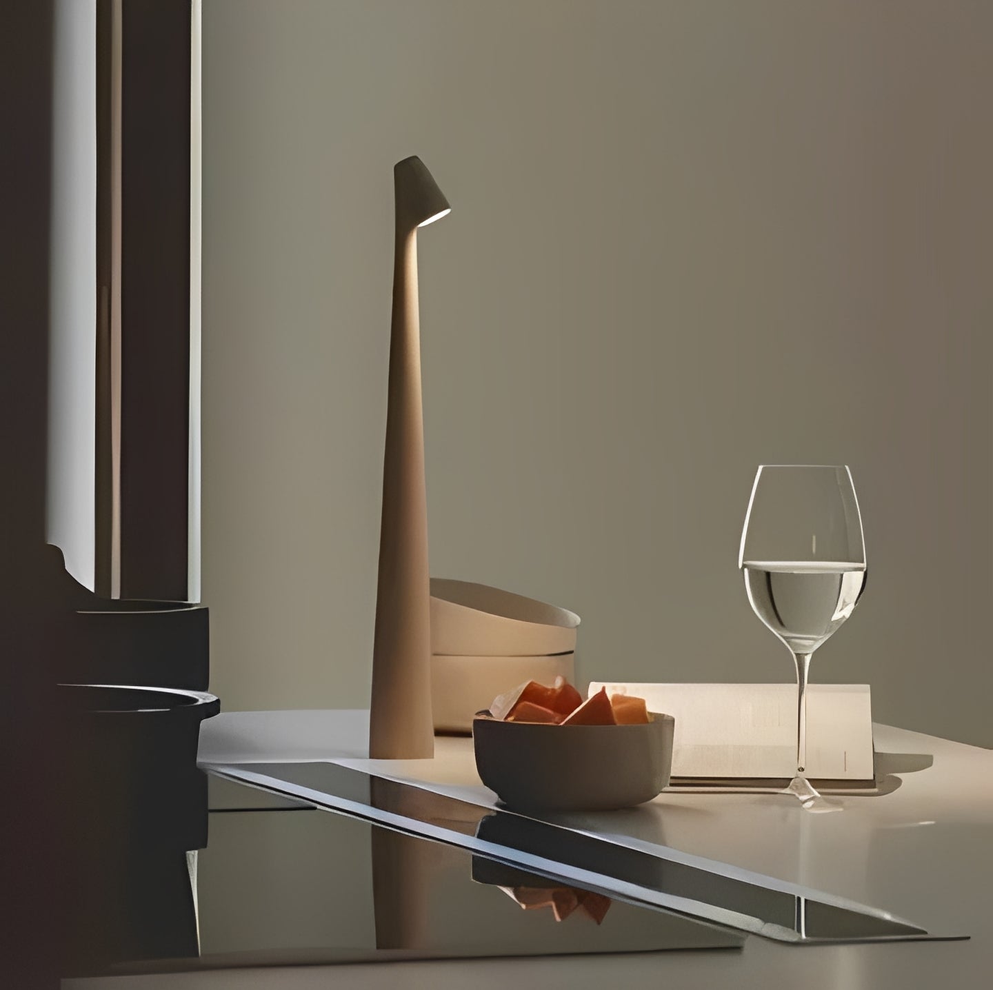 Portable Touch-Control LED Lamp with Adjustable Brightness
