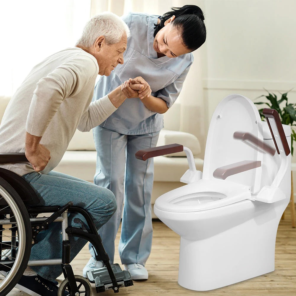 SafeLift Toilet Support System with Adjustable Handles