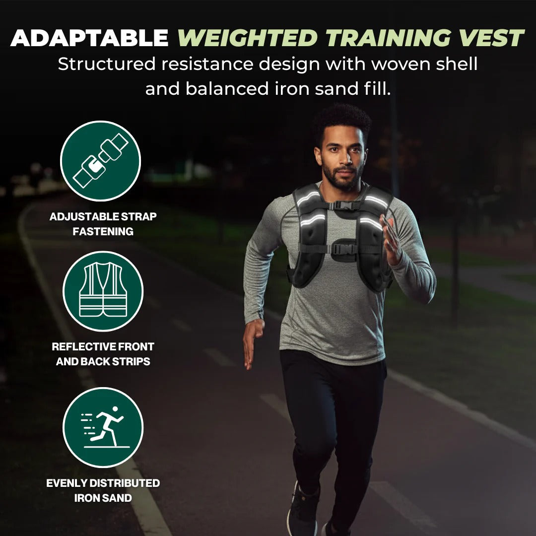 Versatile Adjustable Fitness Vest for Enhanced Workouts