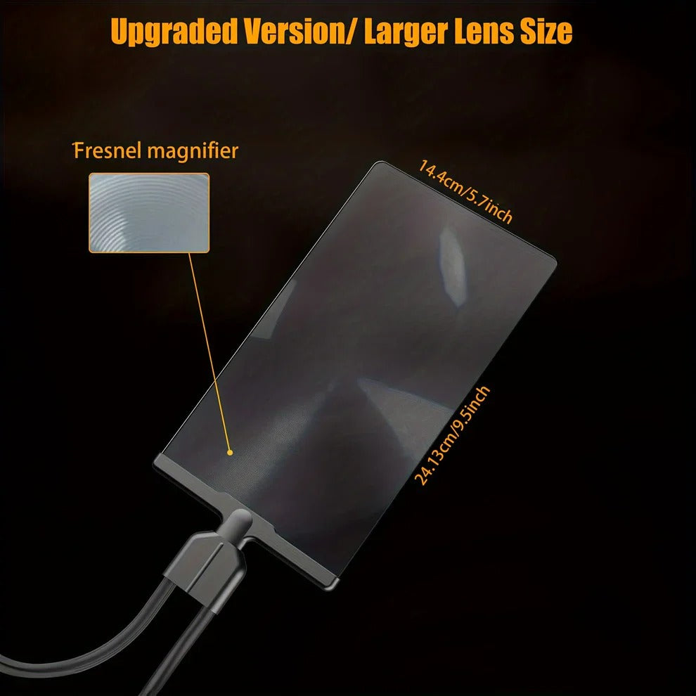 Hands-Free Adjustable Magnifier for Comfortable Viewing