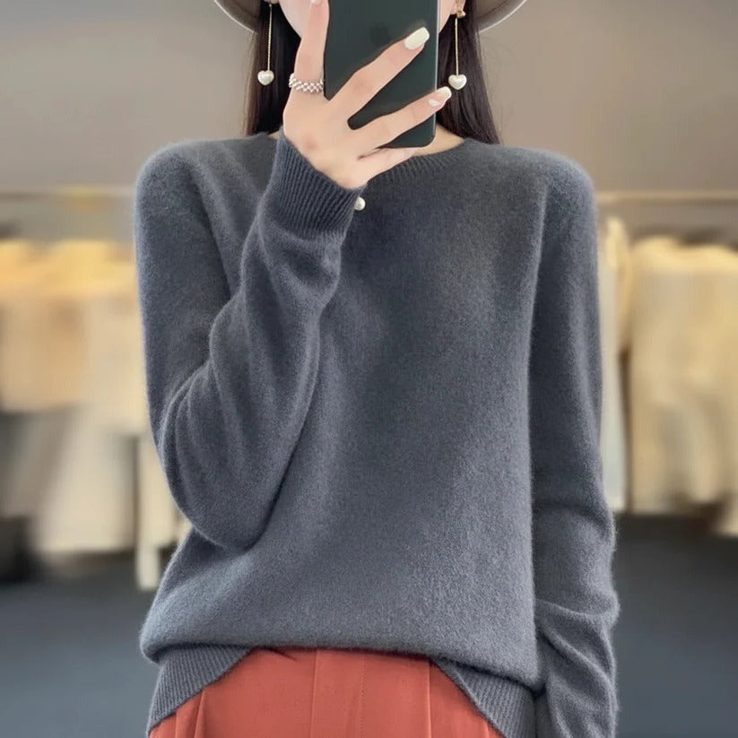 Essential Lightweight Crewneck Sweater for Women