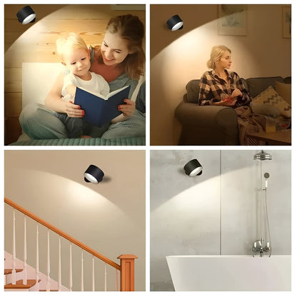 Versatile Wireless LED Light with 360-Degree Rotation