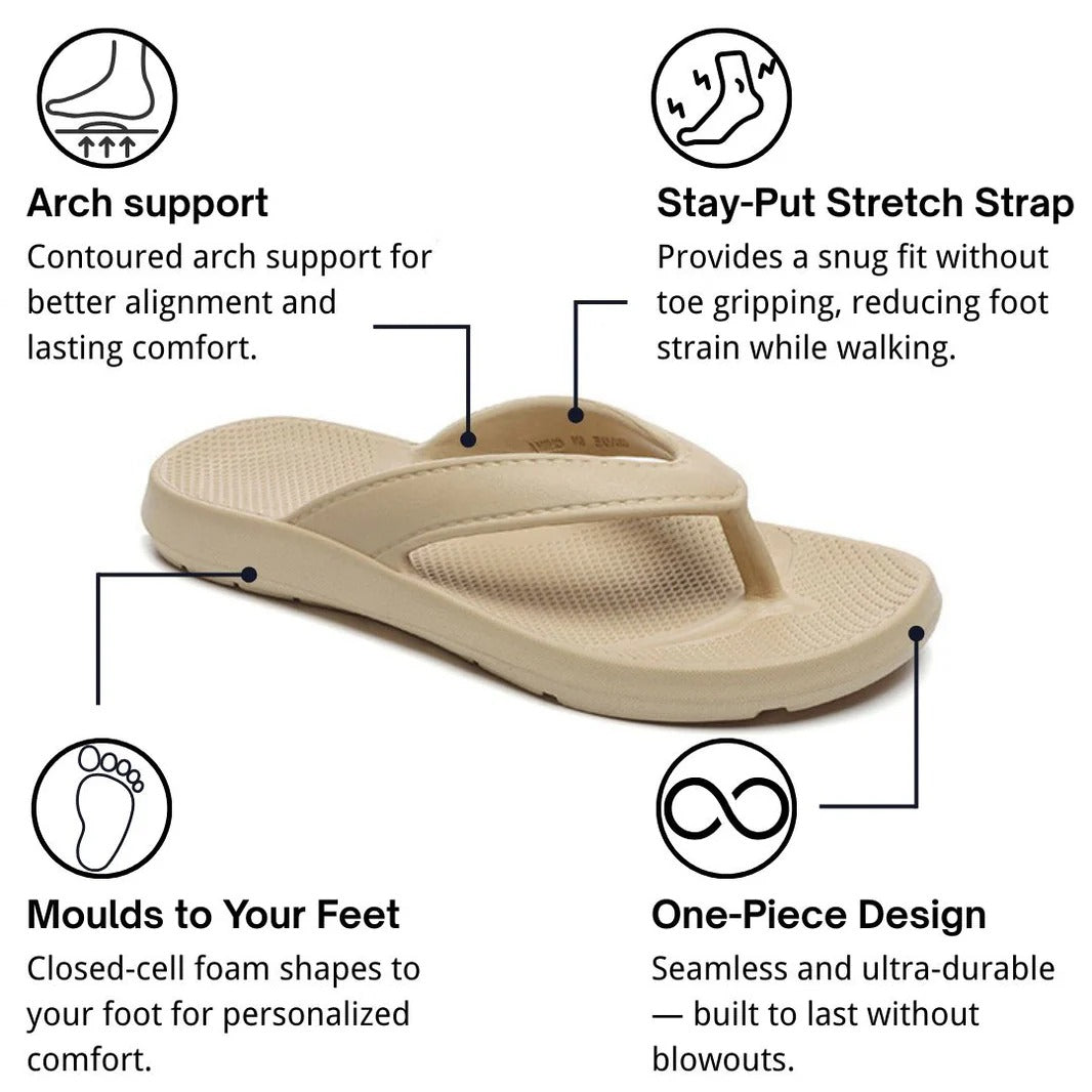 Men's and Women's Comfort Flip Flops with Arch Support