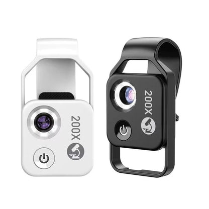 Attachable Microscope Lens for Smartphones with 200x Zoom