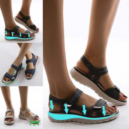 Comfort-Focused Open-Toe Sandals with Arch Support
