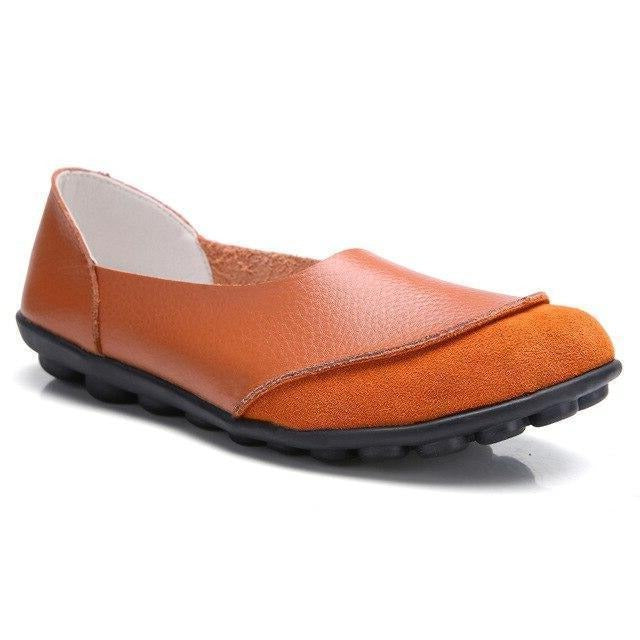 Women's Comfortable Wide Fit Suede Slip-On Loafers