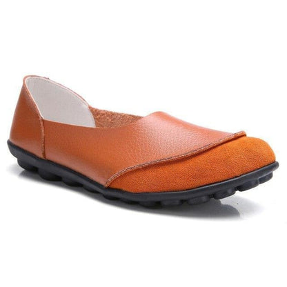 Women's Comfortable Wide Fit Suede Slip-On Loafers