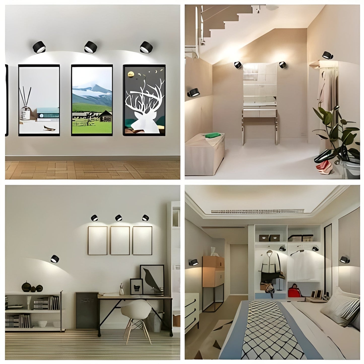 Versatile Wireless LED Light with 360-Degree Rotation