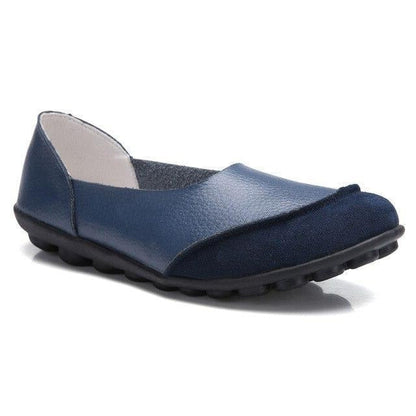 Women's Comfortable Wide Fit Suede Slip-On Loafers