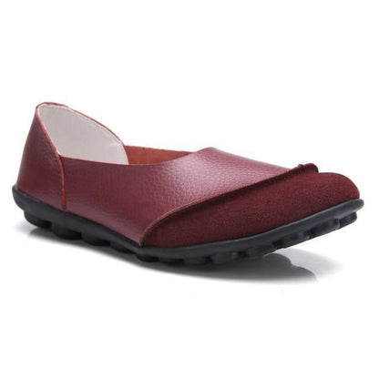 Women's Comfortable Wide Fit Suede Slip-On Loafers