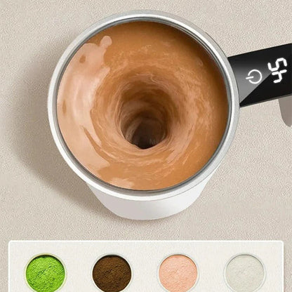 Electric Mixing Mug: Rechargeable & Effortless Beverage Stirring