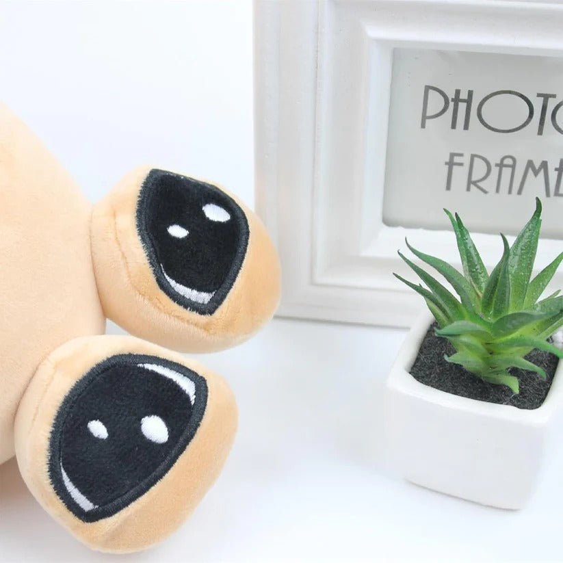 Cheerful Plush Emoji Cushion for Home and Travel Comfort