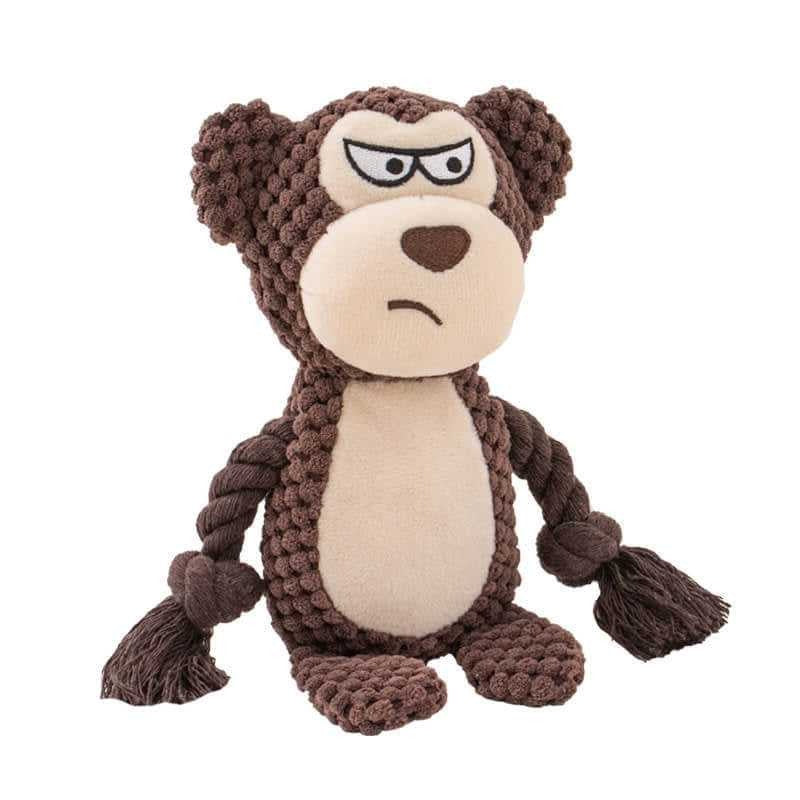 Durable Octopus Dog Chew Toy with Squeaker and Crinkle Sounds