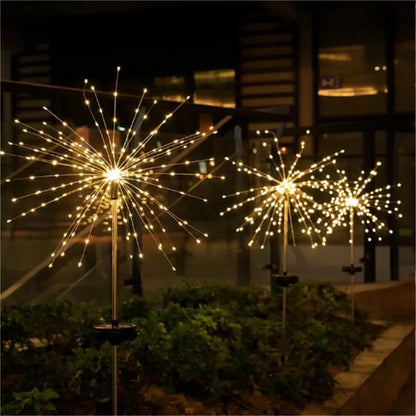 Radiant Solar Burst Garden Light with 90 or 150 LED Options